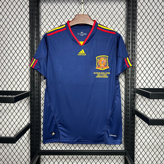 Camisa Espanha Retrô Away 2010 Torcedor masculina