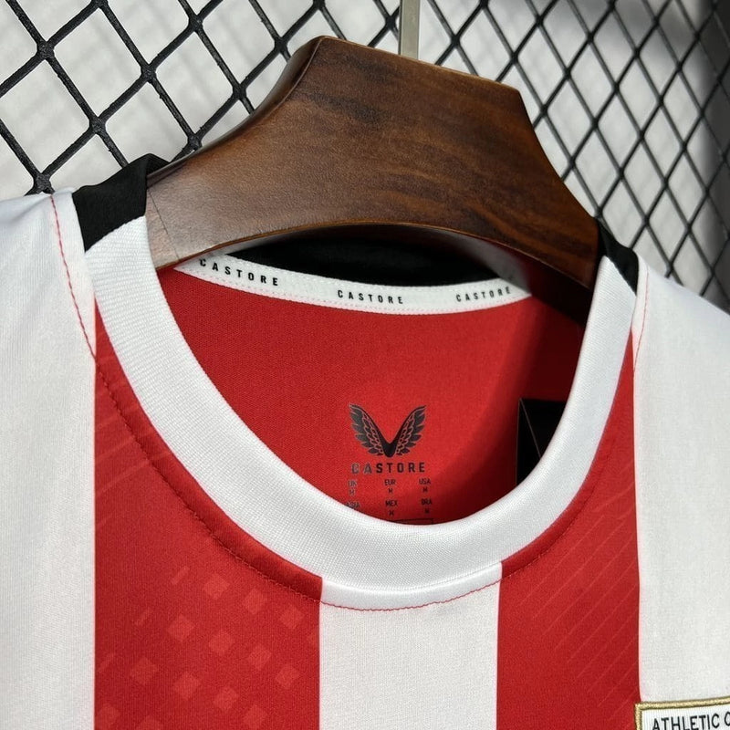 Camisa Athletic Bilbao Home (1) 2024/25 Castore Torcedor Masculina