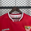 Camisa Sevilla Away II 2003/04 Joma Retrô Masculina - Vermelha