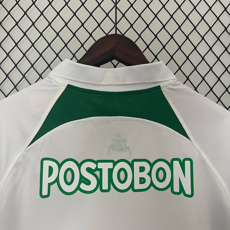 Camisa Atlético Nacional Away II 2024/25 Nike Torcedor Masculina Branca, uniforme colombiano, design moderno e confortável para torcedores apaixonados pelo futebol.”