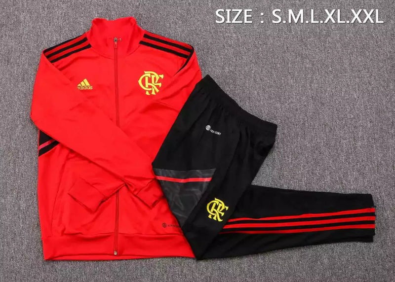 Conjunto agasalho Flamengo 2022/23 Masculina - Vermelho