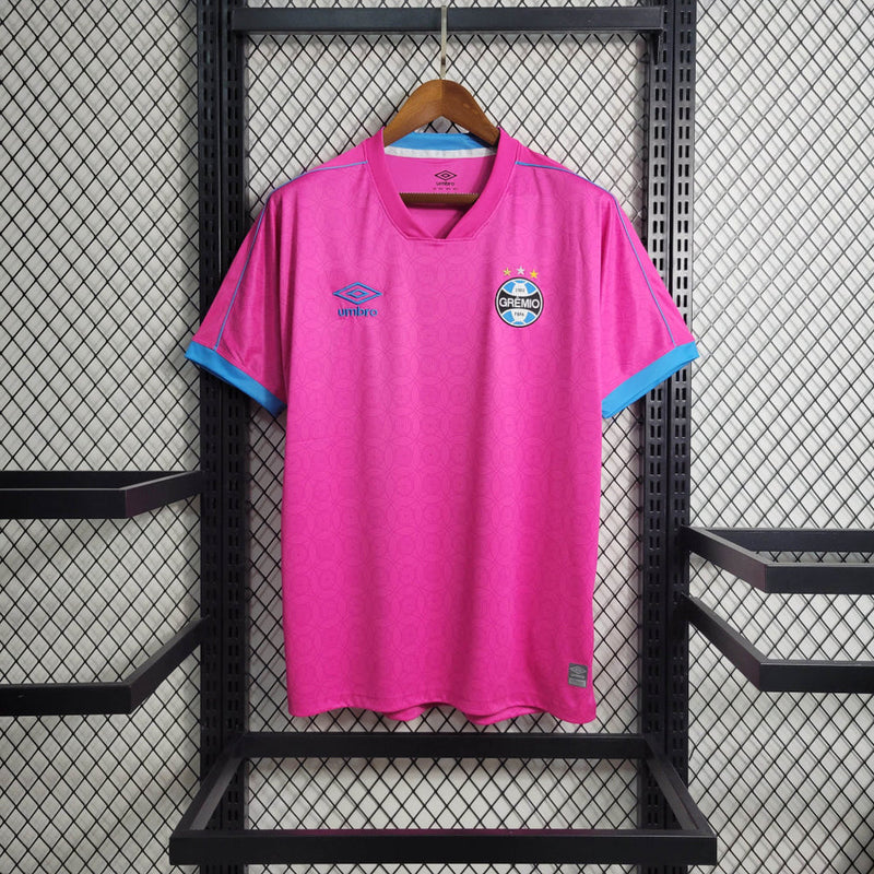 Camisa Grêmio 2023/24 edição especial Outubro Rosa Torcedor Masculina