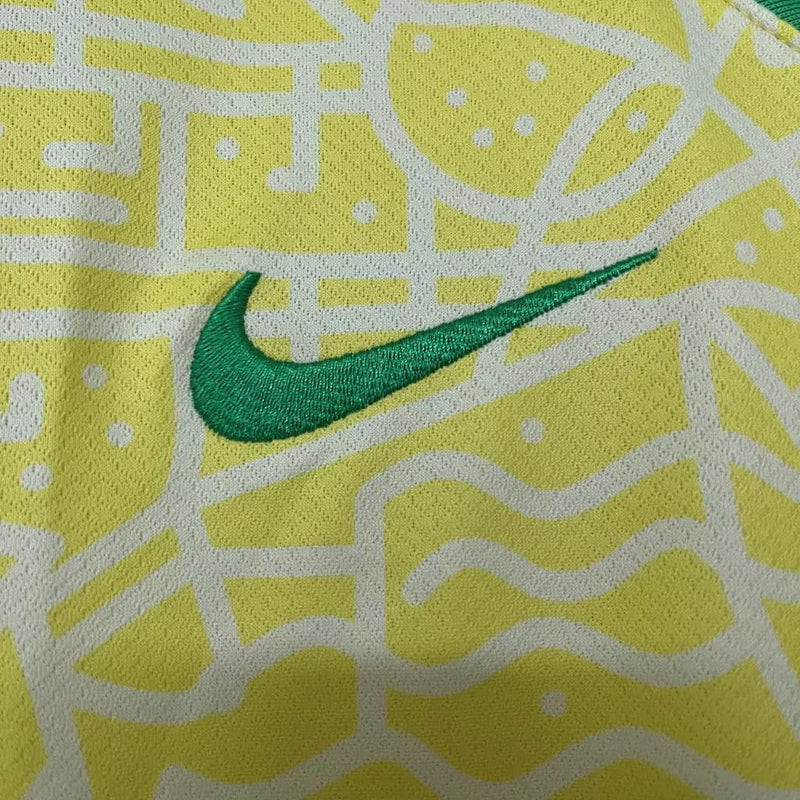 Camisa Seleção Brasileira Home I 2024/25 Nike Torcedor Masculina - Amarela