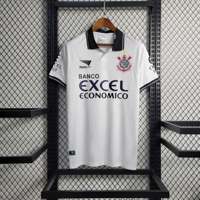 Camisa Corinthians Home (1) 1997/98 Penalty Retrô Masculina -  branca