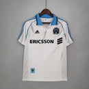 Camisa Olympique de Marseille Retrô Home 1998/99 Torcedor Masculina - branca