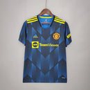 Camisa Manchester United III 21/22 - Adidas - Masculino Torcedor - azul