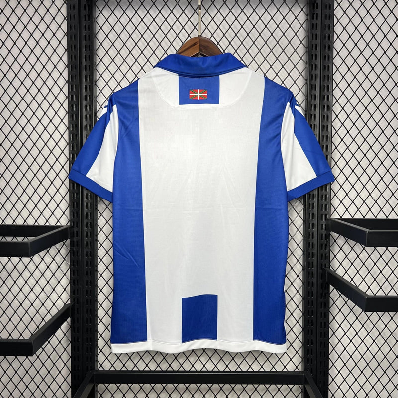 Camisa Real Sociedad Home (1) 2024/25 Macron Torcedor Masculina