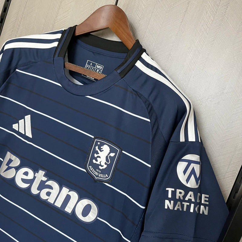 Camisa Aston Villa 24/25 Third - Masculina - Modelo Torcedor - Azul