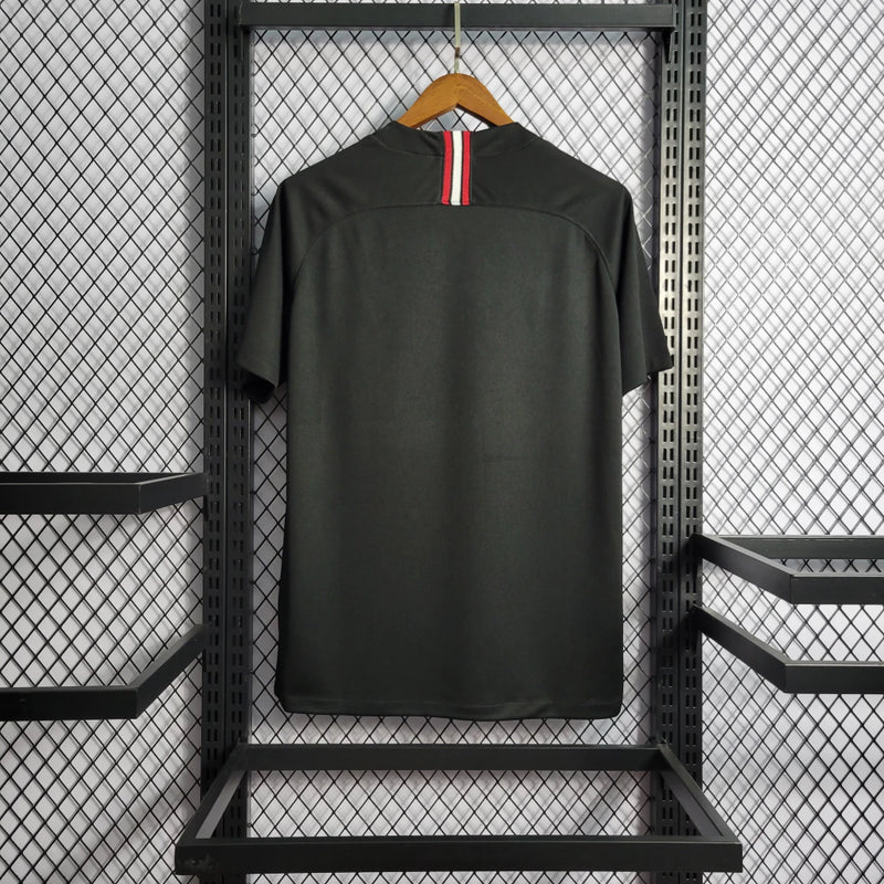 Camisa PSG Retro 2018/19 Jordan Edição Champions League, Torcedor masculina  Preta