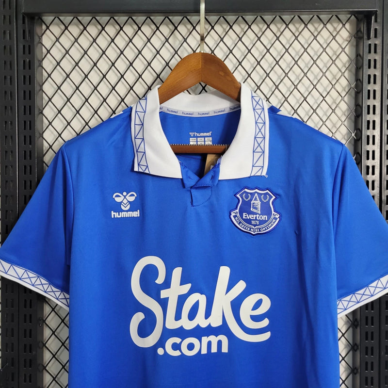 Camisa Everton Home (1) 2023/24 Hummel Torcedor Masculina