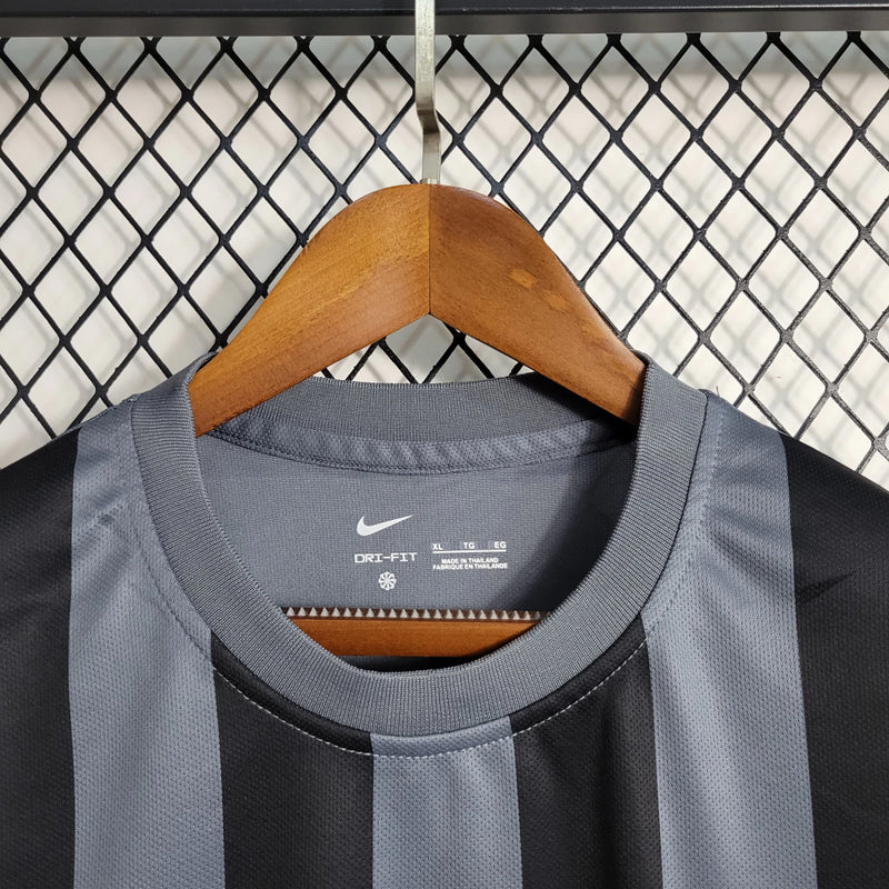 Camisa Al-Ittihad Third III 2023/24 Nike Torcedor Masculina - Cinza