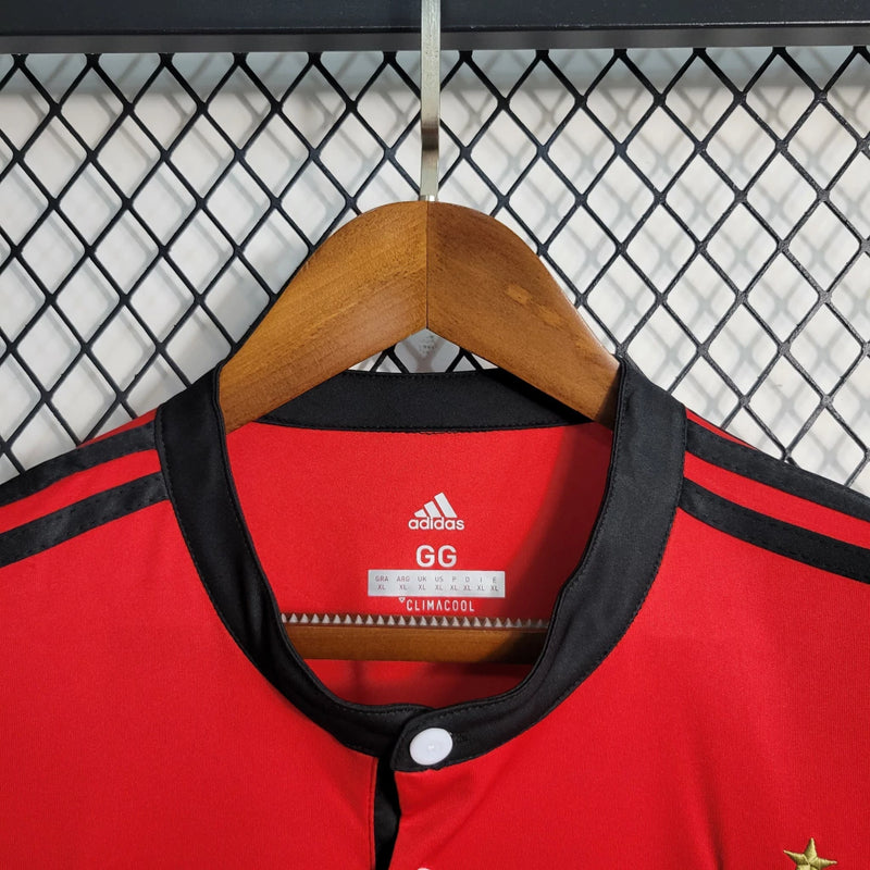 Camisa Flamengo Home (1) 2017/18 Adidas Retrô Masculina