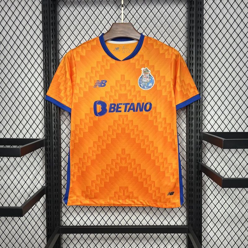 Camisa FC porto Away (2) 2024/25 Torcedor masculina - laranja