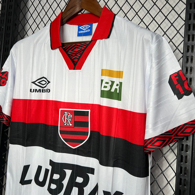 Camisa Flamengo Retro II 1995/96  - Branca Vermelha e Preta