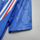 Camisa Rangers FC Home I 1996/97 Adidas Retrô Masculina Azul, uniforme retrô histórico com design clássico e escudo bordado para torcedores do Rangers FC.”