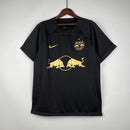 Camisa Red Bull Salzburg "Deca Campeão" 2023/24 Nike Torcedor Masculina - Preta