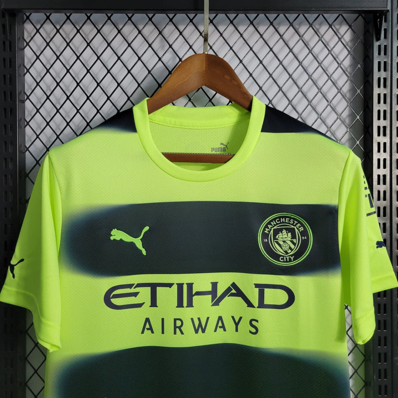 Camisa Manchester City Third 22/23 - Torcedor Puma Masculino - Verde