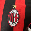 Camisa AC Milan Home I 2024/25 Puma Jogador Masculina - Preta e Vermelha