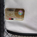 Camisa Manchester United "Dupla Face" Centenário Liga Inglesa 2001/02 Retrô Umbro - Branca e Dourada