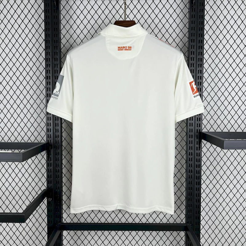Camisa Mainz 05 "Edição 120 Anos" 2024/25 Torcedor Masculina - Branca