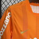 Camisa Corinthians Goleiro 2010/11 Nike Retrô Masculina na cor laranja, com escudo bordado e design clássico usado por goleiros do Timão