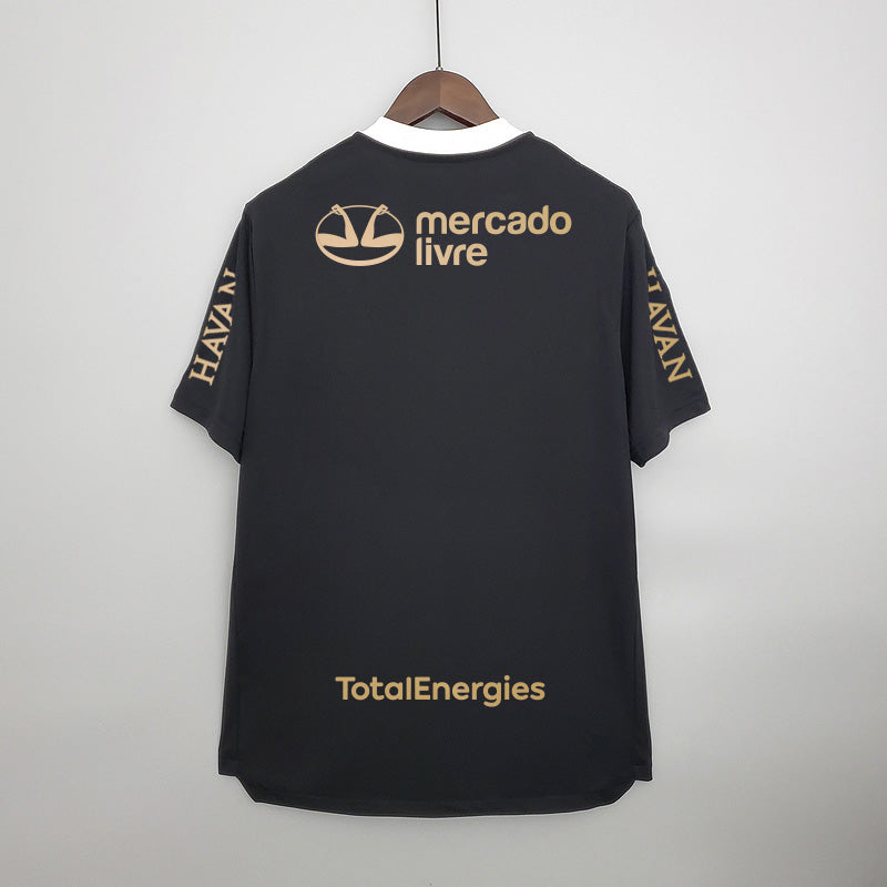 Camisa flamengo 2021/22 Edição consciência negra torcedor masculina com Patrocínios