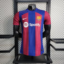 Camisa Barcelona Home I 2023/24 Nike Jogador Masculina - Grená e Azul