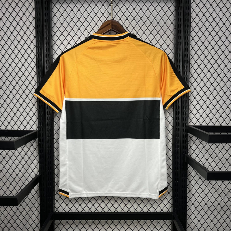 Camisa Criciúma Home 2024/25 Masculina para torcedor, amarela com detalhes em preto, modelo oficial do clube, ideal para fãs do Criciúma Esporte Clube"