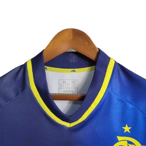 Camisa Flamengo Third (3) 2023/24 Adidas Torcedor Masculina - Azul