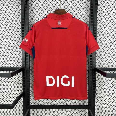 Camisa Osasuna Home I 2025/26 Torcedor Masculina - Vermelha