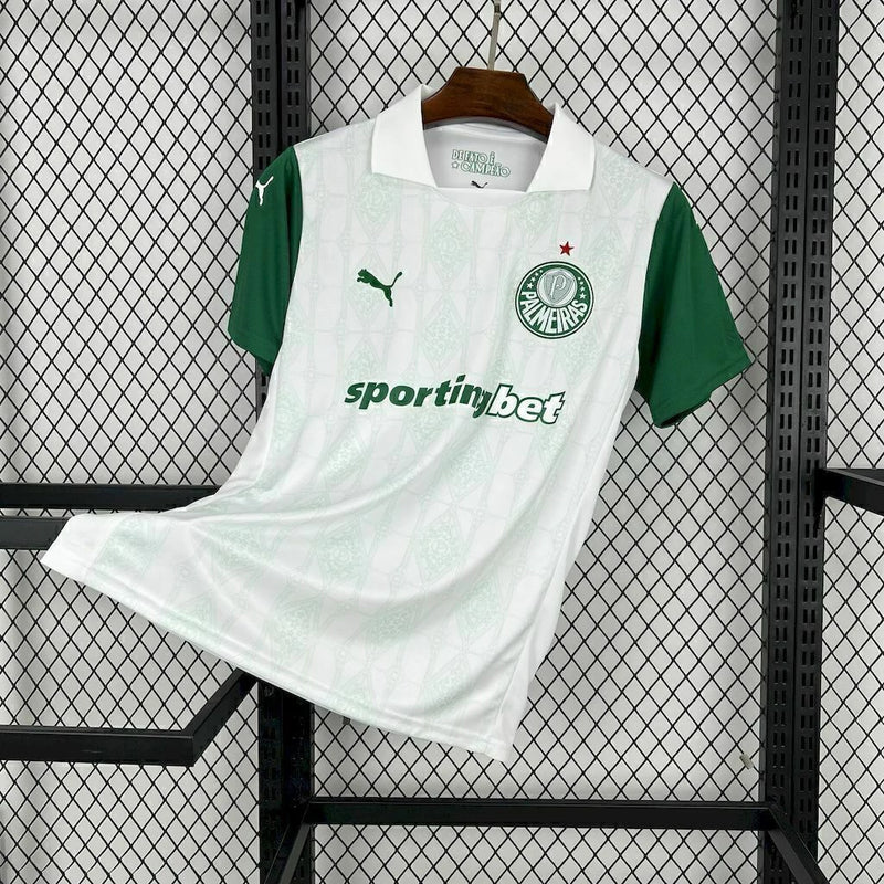 Camisa Palmeiras Away 25/26 Puma Torcedor Masculina - Branca