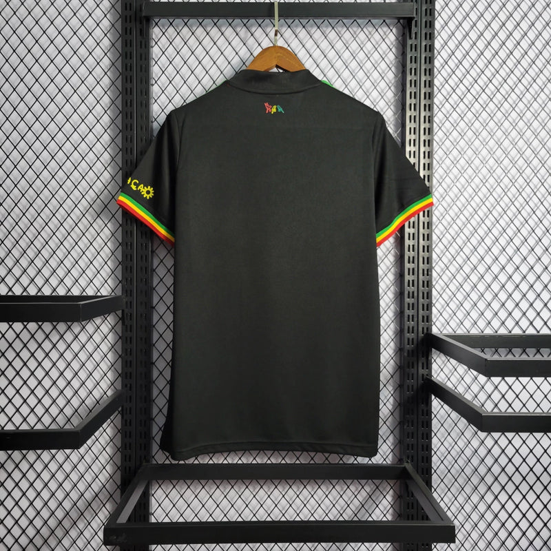 Camisa Ajax III "Bob Marley" 2021/22 Torcedor Masculina Adidas - Preta