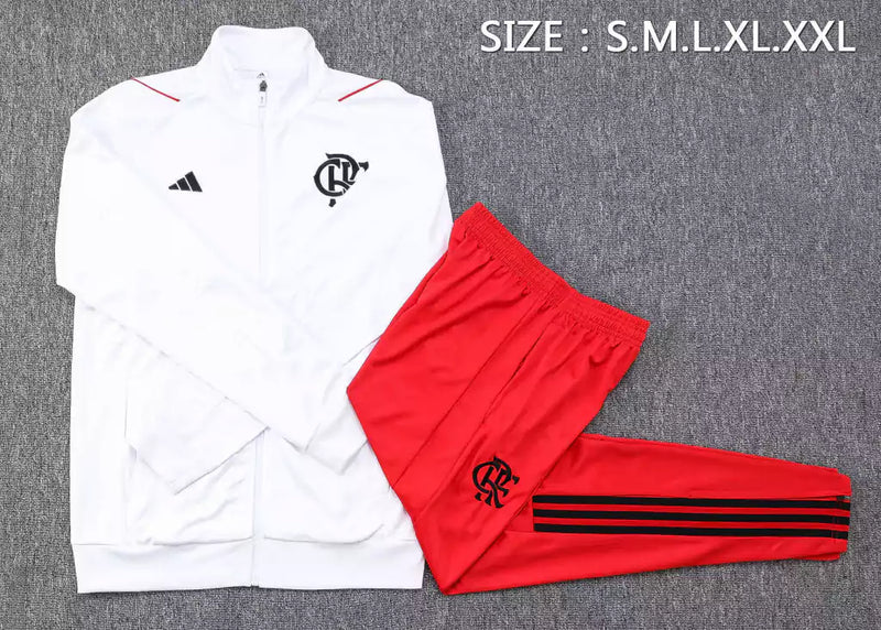 Conjunto Agasalho Treino Flamengo 2023/24 Adidas Masculino