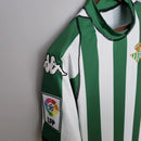 Camisa Real Betis Home I 3003/04 Kappa Retrô Masculina - Branca e Verde