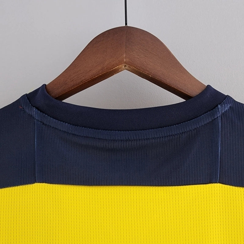 Camisa Equador Home I 2022/23 Torcedor Masculina amarela, uniforme principal da seleção equatoriana La Tri, escudo bordado no peito, design moderno e tecido leve respirável."
camisa Equador 2022/23 amarela
camisa seleção Equador masculina
camisa de futebol Equador La Tri
uniforme Equador 2022