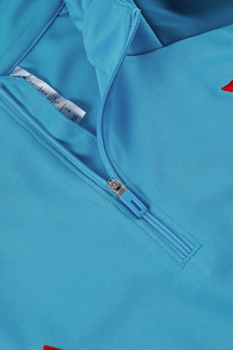 Conjunto agasalho flamengo 2025/26 Adidas torcedor masculina - azul