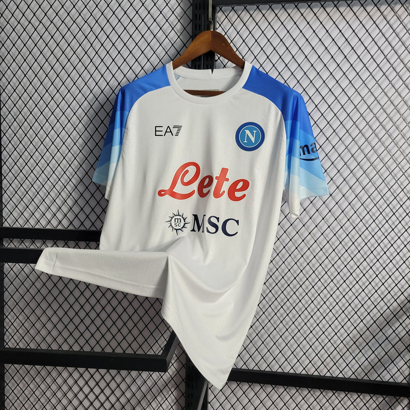 Camisa Napoli Away (2) 2022/23 EA7 Torcedor Masculina
