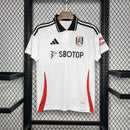 Camisa Fulham Home (1) 2024/25 Adidas Torcedor Masculina - branca