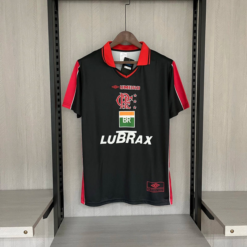 Camisa Flamengo Retrô Third (3) 1999 Torcedor Masculina - preta