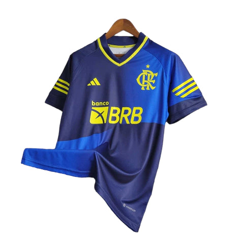 Camisa Flamengo Third (3) 2023/24 Adidas Torcedor Masculina - Azul
