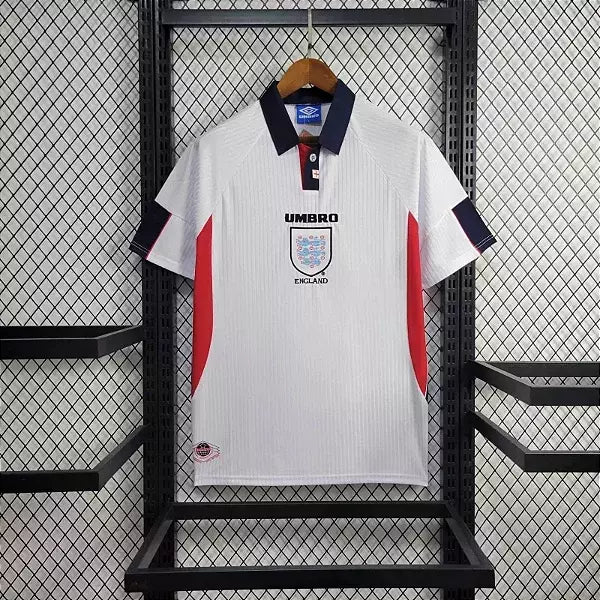 Camisa Inglaterra Retro Home (1) 1998 Umbro Torcedor Masculina