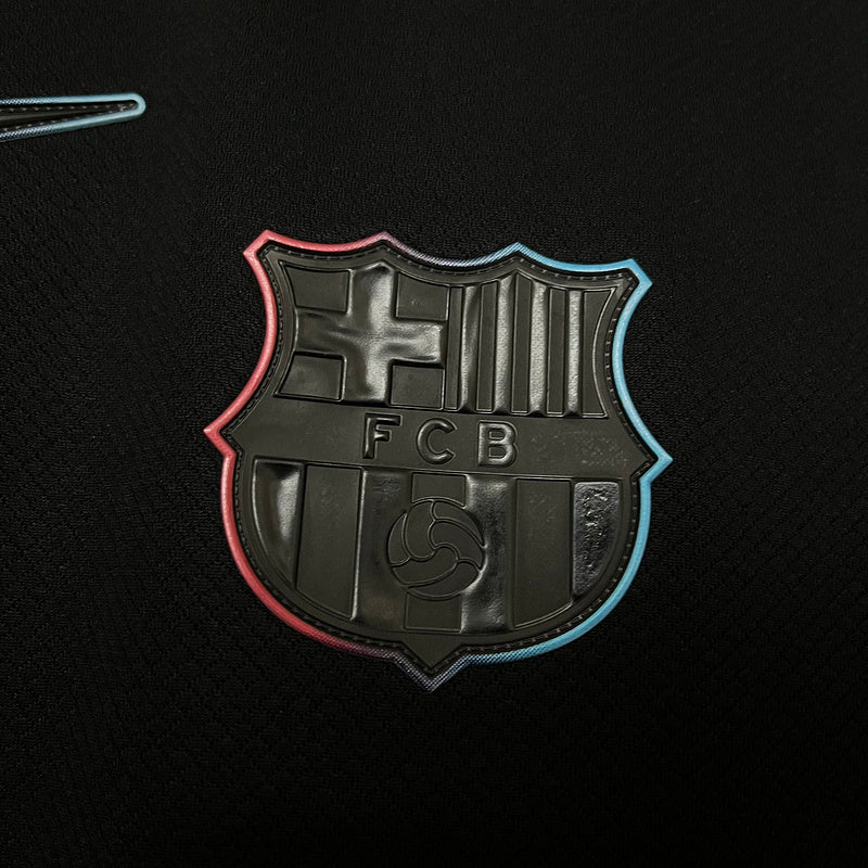 Camisa Barcelona Away 24/25 Torcedor Nike Masculina - Preta