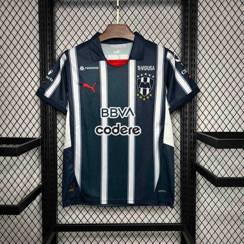 Camisa Monterrey Home I 2024/25 Puma Torcedor Masculina - Azul