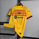 Camisa Barcelona "Seneyera" Fourth IV 2022/23 Nike Torcedor Masculina - Amarela