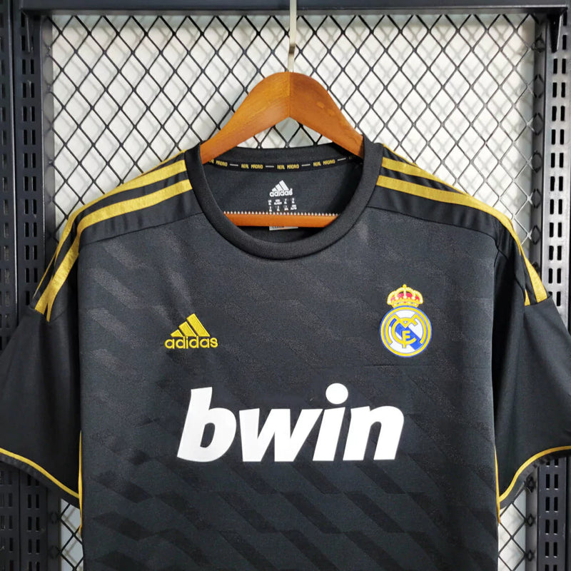 Camisa Real Madrid II Away Retrô 2011/12 Adidas Masculina - Preto