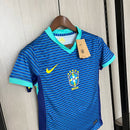 Camisa Brasil Away (2) 2024/25 Torcedora Feminina oficial, cores do uniforme alternativo, escudo bordado, tecido leve e respirável