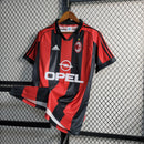 Camisa AC Milan Home (1) 1998/1999 Retrô Adidas Torcedor Masculina
