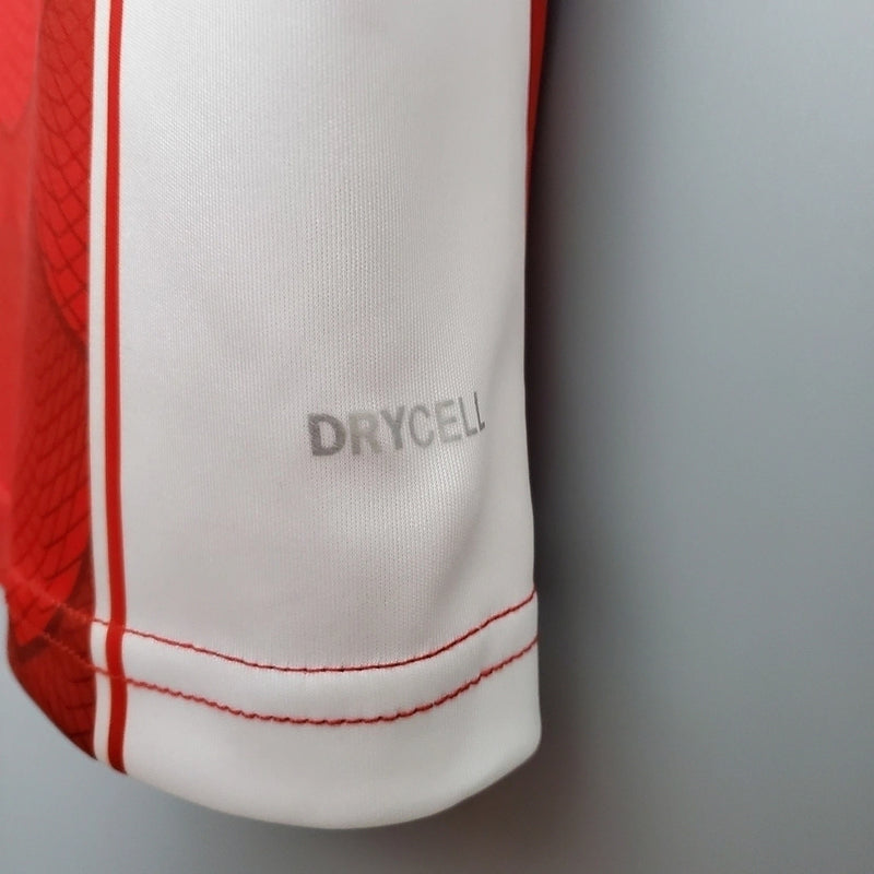 Camisa paraguai home 2020/21 Puma Torcedor masculina nas cores branco e vermelho 
