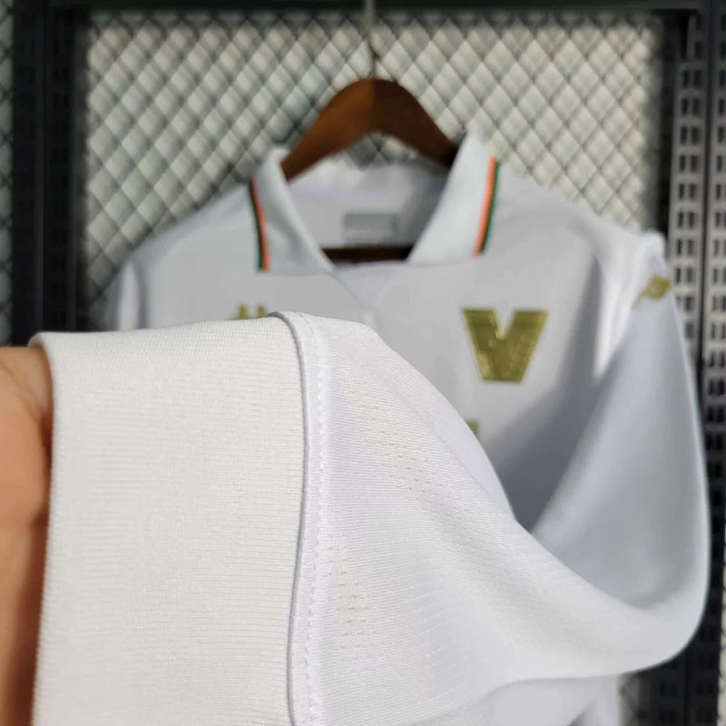 Camisa Venezia Away II 2023/24 Kappa Torcedor Masculina Branca - Manga Longa