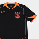 Camisa Corinthians Total 90 Third III 2025/26 Nike Jogador Masculina preta, escudo bordado, tecido leve e respirável, design moderno e confortável, perfeita para torcedores e treinos.